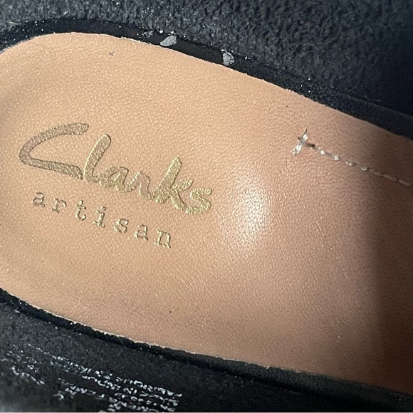 Clarks Artisan Women’s Glick Resseta Oxford Black Nubuck Size 9 - Picture 13 of 13